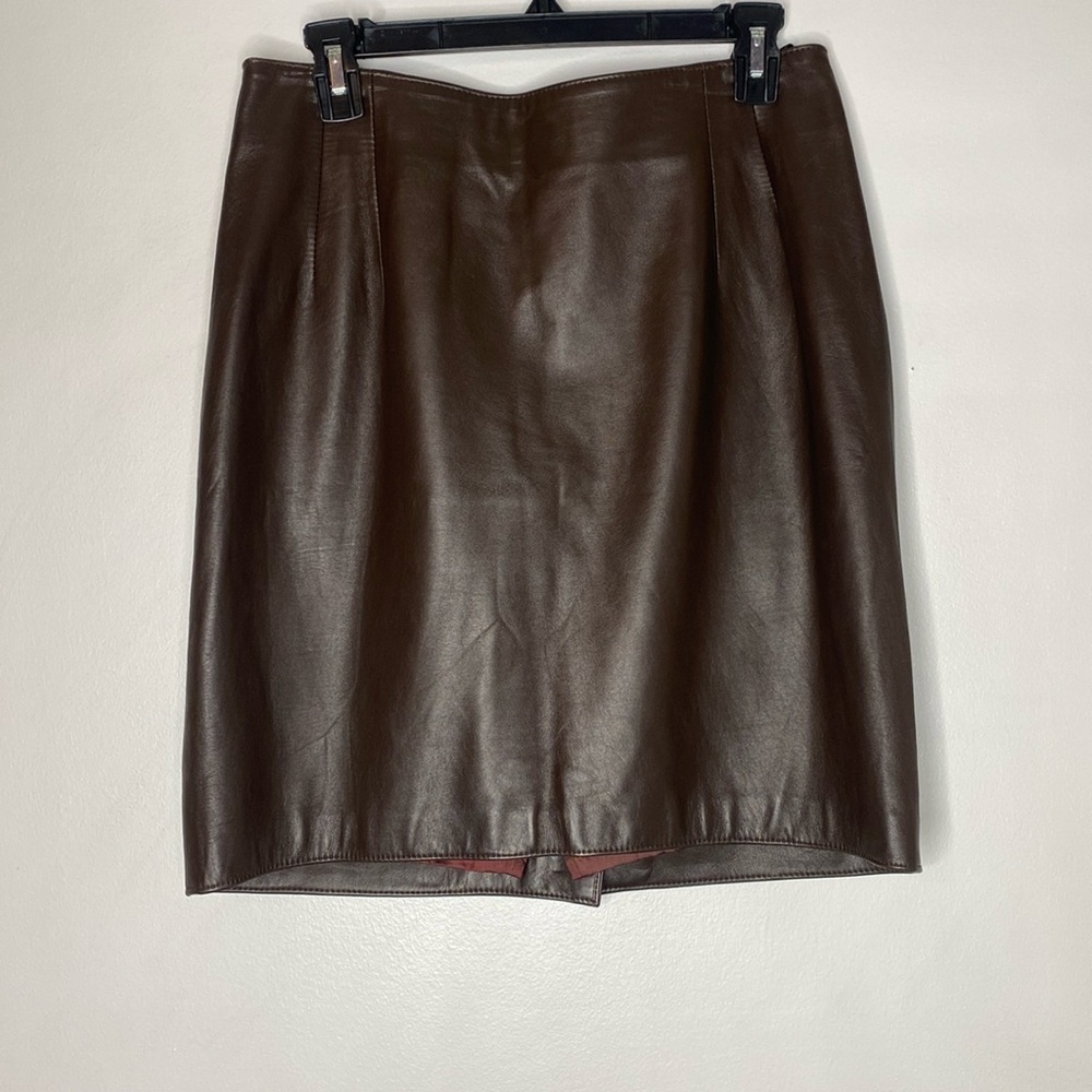 Vintage Leather Skirt
